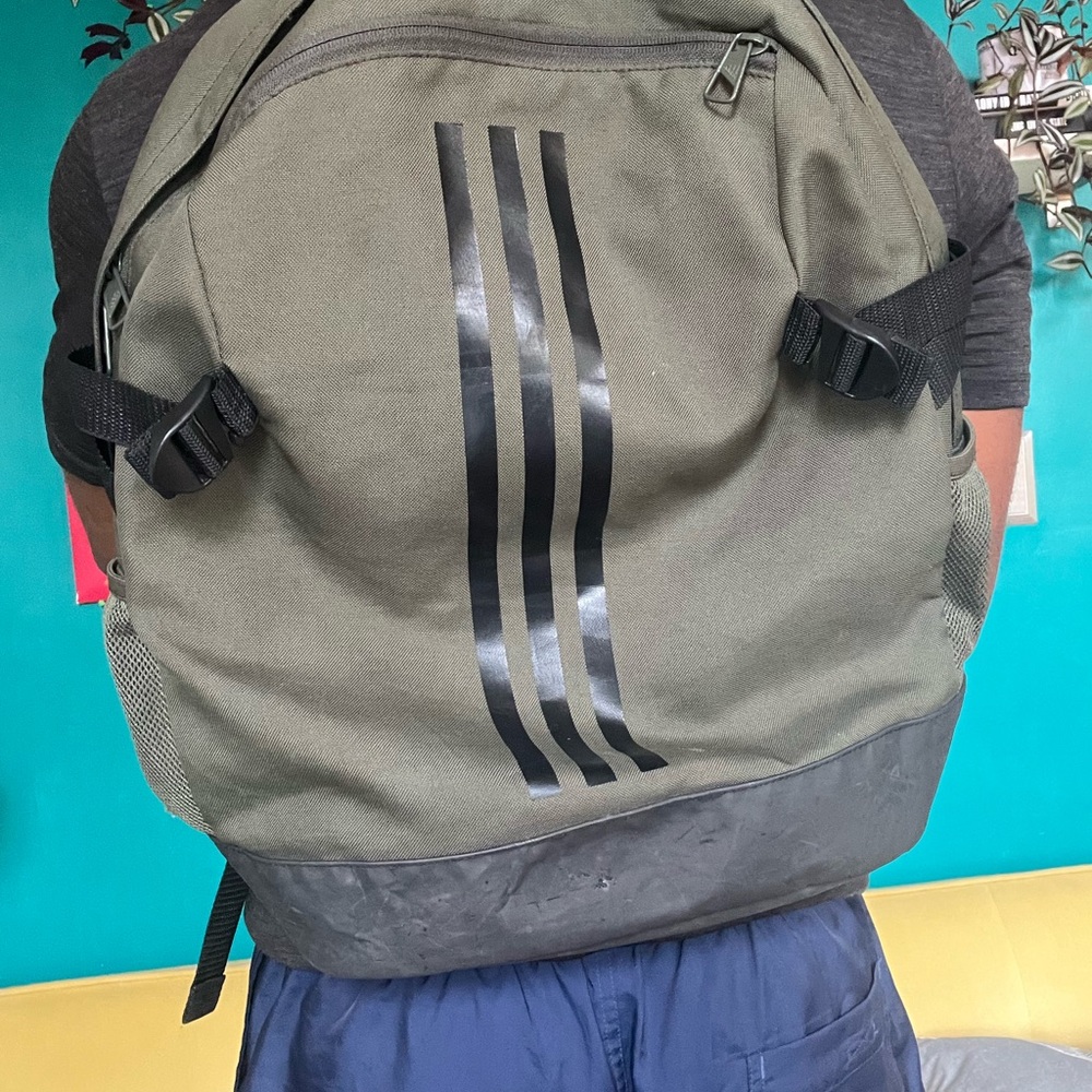 Adidas Olive Green Backpack